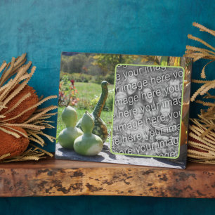 Plaque Photo Gourds Et Citrouilles Automne Ajoutez Votre Propre