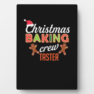 Plaque Photo Goût à l'équipe de pâtisserie de Noël cadeau de