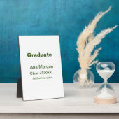 Plaque Photo Graduate ajouter nom classe de nom de l'école de 2 (Côté)