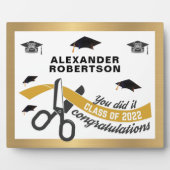 Plaque Photo Graduate Graduate Graduation Class of 2022 Grad Cu (Devant)