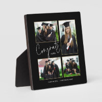 Graduate Multi Photo Félicats Nom Noir