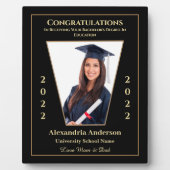 Plaque Photo Graduate Photo Graduation Class of 2022 Custom (Devant)