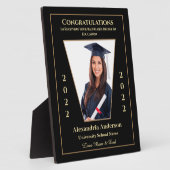 Plaque Photo Graduate Photo Graduation Class of 2022 Custom (Côté)