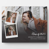 Plaque Photo Graduation 2024 Script photo Conserver moderne (Devant)