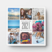 Plaque Photo Graduation Cute Squared Chic Moderne (Devant)