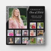 Plaque Photo Graduation K-12 Photo Collage Parties scintillant (Devant)