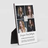 Plaque Photo Graduation Keepsaké photo moderne Collage classiqu (Côté)