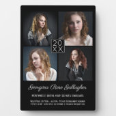 Plaque Photo Graduation Keepsaké Photo moderne Collage Classy B (Devant)