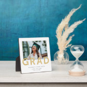 Plaque Photo Graduation Photo Or moderne Keepsaké personnalisé (Insitu)