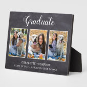 Plaque Photo Graduation Rustique Photo Collage de conservation (Côté)