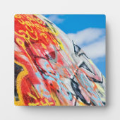 Plaque Photo graffiti de planète (Devant)