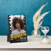 Plaque Photo Graffiti moderne tendance Graduation Cadre photo (Côté)