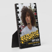 Plaque Photo Graffiti moderne tendance Graduation Cadre photo (Côté)