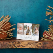 Plaque Photo Grammie | Collage photo pour petits enfants (Côté)