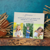 Plaque Photo Grammie Nous vous aimons Poem 3 Photo Pierre et Bl (Côté)