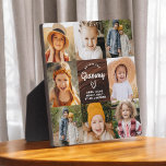 Plaque Photo Grammy We Love You Heart Wood Photo Collage<br><div class="desc">The Grammy We Love You Heart Modern Photo Collage Plaque est un cadeau émouvant et personnalisé qui met en valeur votre amour pour votre grand-mère. Cette plaque magnifiquement conçue comprend un collage photo en forme de coeur, vous permettant d'ajouter vos photos de famille préférées dans un agencement moderne et élégant....</div>