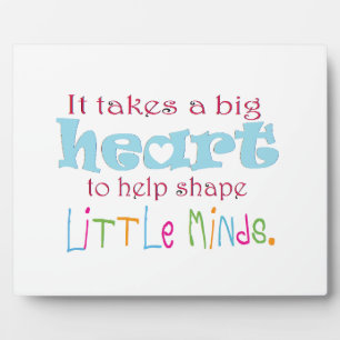 Plaque Photo Grand Coeur : Conseiller : Mentor : Enseignant