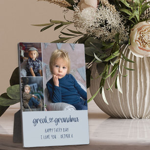 Plaque Photo Grand grand-mère coeur Lettres modifiable 3 photo