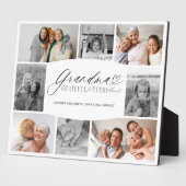 Plaque Photo Grand-mère reconnaissante pour chaque instant Coll (Côté)