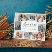 Plaque Photo Grand-mère reconnaissante pour chaque instant Coll (Côté)