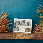 Plaque Photo Grand-mère rend la vie plus sage vous aimer collag<br><div class="desc">Créez votre propre carte de collage photo de famille et petits-enfants avec une typographie moderne et modifiable et une citation indiquant : "Grand-mère rend le monde plus sage." Surprenez votre grand-mère ou grand-père avec ce cadeau à la fête des grands-parents, leur anniversaire, Noël ou toute autre occasion!</div>