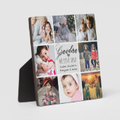 Plaque Photo Grand-mère We Love You Photo Collage (Recto)
