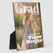 Plaque Photo Grand Party Photo Magazine Couverture Invitation (Côté)