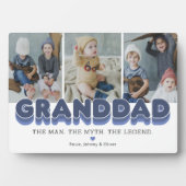 Plaque Photo Grand-père Man Myth Legend (Devant)