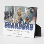 Plaque Photo Grand-père Man Myth Legend (Côté)