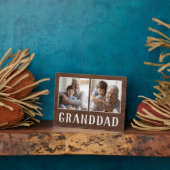 Plaque Photo Grand-père Russe à deux photos (Côté)