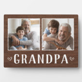 Plaque Photo Grand-père Russe à deux photos (Devant)