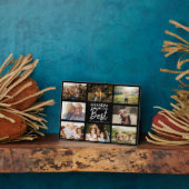 Plaque Photo Grand-père Vous êtes le meilleur collage photo mod (Côté)