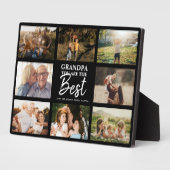 Plaque Photo Grand-père Vous êtes le meilleur collage photo mod (Côté)