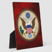 PLAQUE PHOTO GRAND SCEAU DES ÉTATS-UNIS (Côté)