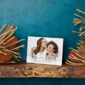 Plaque Photo Grand Soeur Coeur Script Cadeau Pour Soeurs Photo (Côté)