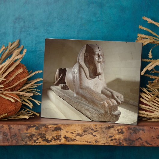 Plaque Photo Grand Sphinx, de Tanis (granit) (Côté)