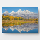 Plaque Photo Grand Teton Mountains Wyoming (Devant)