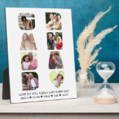 Plaque Photo GRANDAD Lettre découpée 8 photo Collage personnali (Côté)