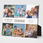 Plaque Photo Grandad Love You to the Moon and Back 6 Photo (Côté)