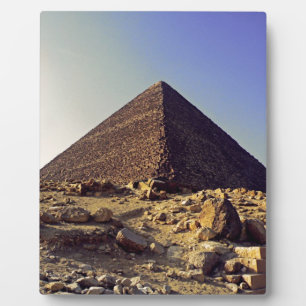 Plaque Photo Grande Pyramide de Gizeh Khoufou