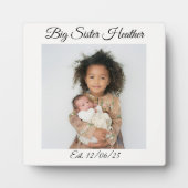 Plaque Photo Grande soeur (Devant)