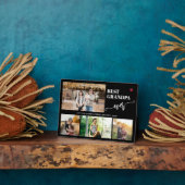 Plaque Photo Grandkids photo collage best grandpa ever (Côté)