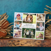 Plaque Photo Grandparents Love You 8 Photo Collage (Côté)
