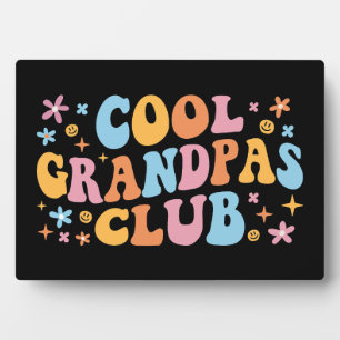 Plaque Photo Grandpas Club cool III