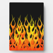 Plaque Photo Graphique Flames Hot Racing (Devant)