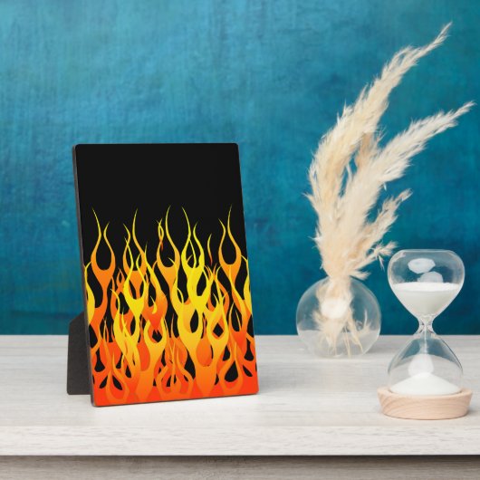 Plaque Photo Graphique Flames Hot Racing (Côté)