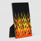 Plaque Photo Graphique Flames Hot Racing (Côté)