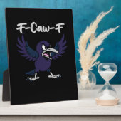 Plaque Photo Graphisme rétro F-Caw-F (Côté)