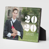 Plaque Photo Gras "Classe de 2023" Graduation personnalisée (Côté)