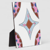 Plaque Photo Gratitude Peace Love Unite Mandala Art Imprimer (Côté)